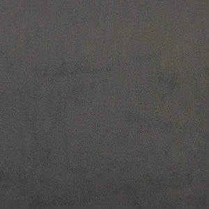 Panca Ottomana Grigio Scuro 100x35x41 cm in Velluto