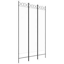 Carica l&#39;immagine nel visualizzatore di Gallery, Separè 3 Pannelli bianco 120x200 cm in Tessuto e ferro