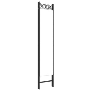 Separè 5 Pannelli Bianco 200x200 cm Tessuto e ferro