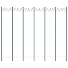 Load image into Gallery viewer, Separè 4 Pannelli Bianco 240x200 cm Tessuto e ferro