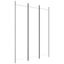 Carica l&#39;immagine nel visualizzatore di Gallery, Separè 3 Pannelli bianco 150x200 cm in Tessuto e ferro