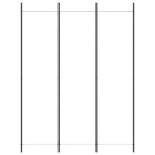 Carica l&#39;immagine nel visualizzatore di Gallery, Separè 3 Pannelli bianco 150x200 cm in Tessuto e ferro