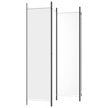 Load image into Gallery viewer, Separè 4 Pannelli Bianco 200x200 cm Tessuto e ferro