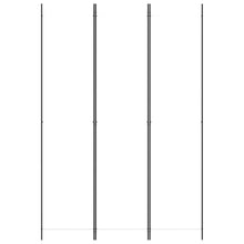 Carica l&#39;immagine nel visualizzatore di Gallery, Separè 3 Pannelli bianco 150x220 cm in Tessuto e ferro