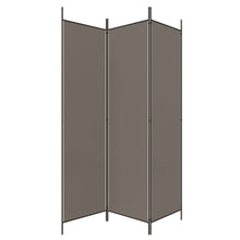 Carica l&#39;immagine nel visualizzatore di Gallery, Separè 3 Pannelli Antracite 150x220 cm in Tessuto e ferro
