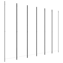 Load image into Gallery viewer, Separè 4 Pannelli Bianco 300x220 cm Tessuto e ferro