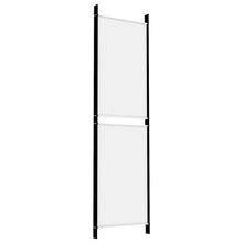 Load image into Gallery viewer, Separè 4 Pannelli Bianco 200x180 cm Tessuto e ferro