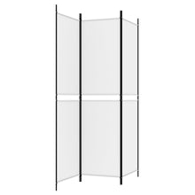 Carica l&#39;immagine nel visualizzatore di Gallery, Separè 3 Pannelli bianco 150x200 cm in Tessuto e ferro