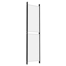 Load image into Gallery viewer, Separè 4 Pannelli Bianco 200x200 cm Tessuto e ferro
