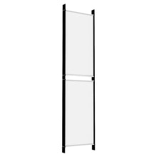 Load image into Gallery viewer, Separè 5 Pannelli Bianco 250x200 cm Tessuto e ferro