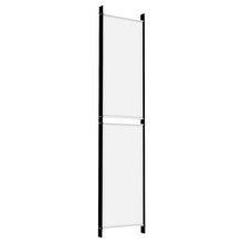 Load image into Gallery viewer, Separè 5 Pannelli Bianco 250x220 cm Tessuto e ferro