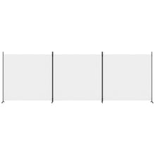 Carica l&#39;immagine nel visualizzatore di Gallery, Divisorio a 3 Pannelli bianco 525x180 cm in Tessuto