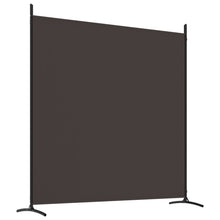 Load image into Gallery viewer, Divisorio a 3 Pannelli Marrone 525x180 cm in Tessuto e ferro