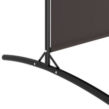Load image into Gallery viewer, Divisorio a 3 Pannelli Marrone 525x180 cm in Tessuto e ferro