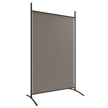 Load image into Gallery viewer, Divisorio a 3 Pannelli Antracite 525x180 cm in Tessuto e ferro