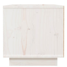 Load image into Gallery viewer, Comodini 2 pz Bianco 40x34x35 cm in Legno Massello di Pino