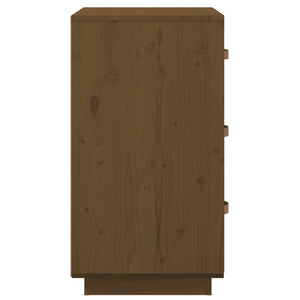 Comodini 2 pz Ambra 40x40x75 cm in Legno Massello di Pino