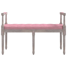 Load image into Gallery viewer, Panca Ottomana Rosa 110x40x70 cm in Velluto