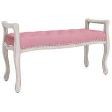 Load image into Gallery viewer, Panca Ottomana Rosa 110x45x60 cm in Velluto