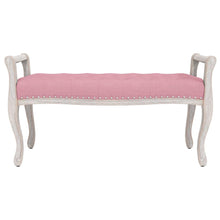 Load image into Gallery viewer, Panca Ottomana Rosa 110x45x60 cm in Velluto