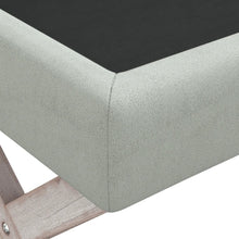 Laden Sie das Bild in den Galerie-Viewer, Ottomana con Vano Contenitore 110x45x49 cm in Velluto Grigio chiaro