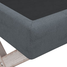 Load image into Gallery viewer, Ottomana con Vano Contenitore 110x45x49 cm in Velluto Grigio Scuro