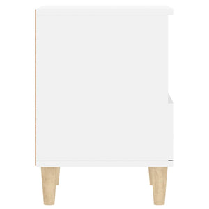 Comodini 2 pz in Bianco 40x35x50 cm