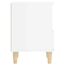 Laden Sie das Bild in den Galerie-Viewer, Comodini 2 pz in Bianco Lucido 40x35x50 cm