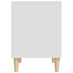 Comodini 2 pz in Bianco 40x35x50 cm