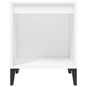 Comodini 2 pz in Bianco 40x35x50 cm