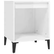 Laden Sie das Bild in den Galerie-Viewer, Comodini 2 pz in Bianco Lucido 40x35x50 cm