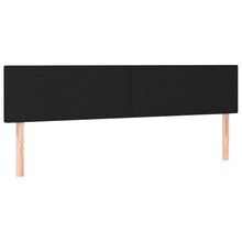 Carica l&#39;immagine nel visualizzatore di Gallery, Letto Matrimoniale (con Materasso) LED  180x200 cm in Tessuto Nero