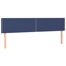 Carica l&#39;immagine nel visualizzatore di Gallery, Letto Matrimoniale (con Materasso) 200x200 cm in Tessuto Blu
