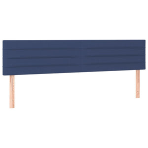 Letto Matrimoniale (con Materasso) 200x200 cm in Tessuto Blu