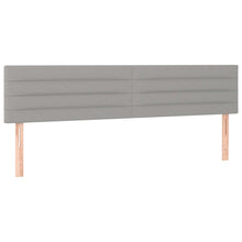 Load image into Gallery viewer, Letto Matrimoniale (con Materasso) Grigio Chiaro 200x200cm Tessuto