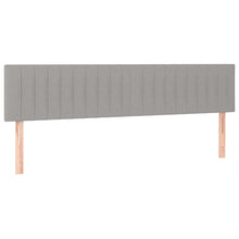 Carica l&#39;immagine nel visualizzatore di Gallery, Letto Matrimoniale (con Materasso) Grigio Chiaro160x200 cm Tessuto