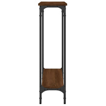Carica l&#39;immagine nel visualizzatore di Gallery, Mobiletto Consolle Rovere Marrone 75x22,5x75cm Legno Multistrato