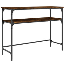 Carica l&#39;immagine nel visualizzatore di Gallery, Mobiletto Consolle Rovere Fumo 100x35,5x75cm Legno Multistrato