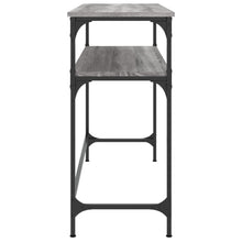 Carica l&#39;immagine nel visualizzatore di Gallery, Mobiletto Consolle Grigio Sonoma 100x35,5x75cm Legno Multistrato