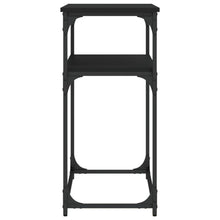 Carica l&#39;immagine nel visualizzatore di Gallery, Mobiletto Consolle Nero 100x35,5x75 cm in Legno Multistrato