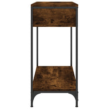 Carica l&#39;immagine nel visualizzatore di Gallery, Mobiletto Consolle Rovere Fumo 75x34,5x75cm Legno Multistrato