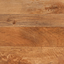 Carica l&#39;immagine nel visualizzatore di Gallery, Comodini 2 pz Marrone e Nero in Legno Massello di Mango