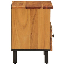 Laden Sie das Bild in den Galerie-Viewer, Comodini 2pz con 1 cassetto 40x33x46 cm in Legno Massello di Acacia