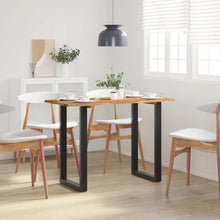 Charger l&#39;image dans la galerie, Tavolo da Pranzo 110x50x76 cm in Massello di Acacia e metallo