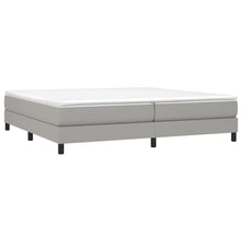 Carica l&#39;immagine nel visualizzatore di Gallery, Letto Matrimoniale (con Materasso) Grigio Chiaro 200x200cm Tessuto