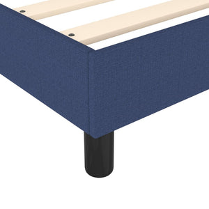 Letto Matrimoniale (con Materasso) 200x200 cm in Tessuto Blu