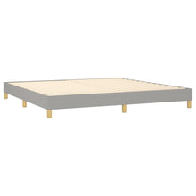 Carica l&#39;immagine nel visualizzatore di Gallery, Letto Matrimoniale (con Materasso) Grigio Chiaro 200x200cm Tessuto