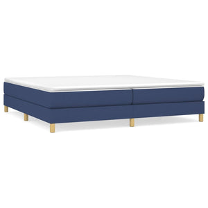 Letto Matrimoniale (con Materasso) 200x200 cm in Tessuto Blu