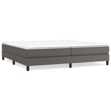 Carica l&#39;immagine nel visualizzatore di Gallery, Letto Matrimoniale (con Materasso) Grigio 200x200 cm in Similpelle