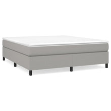 Load image into Gallery viewer, Letto Matrimoniale (con Materasso) Grigio Chiaro160x200 cm Tessuto